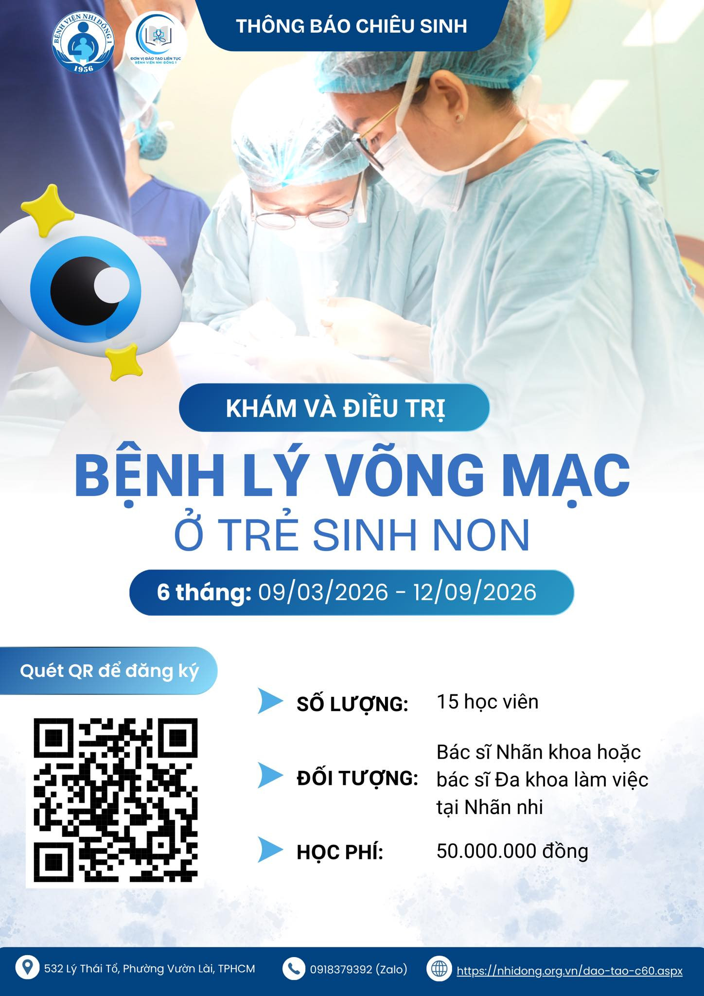bệnh lý võng mạc trẻ sinh non